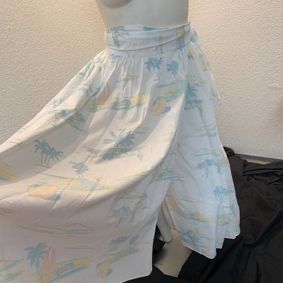 Ralph Lauren cotton wrap skirt size 8 adjustable excellent condition - Picture 4 of 12